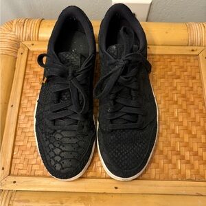 Black snake print Nike Air Jordan 1 sneakers